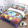 Claw Machine Cute Animal Toys Bedding Duvet Cover Set  (1*Duvet Cover 2*Pillowcases, without duvet insert)