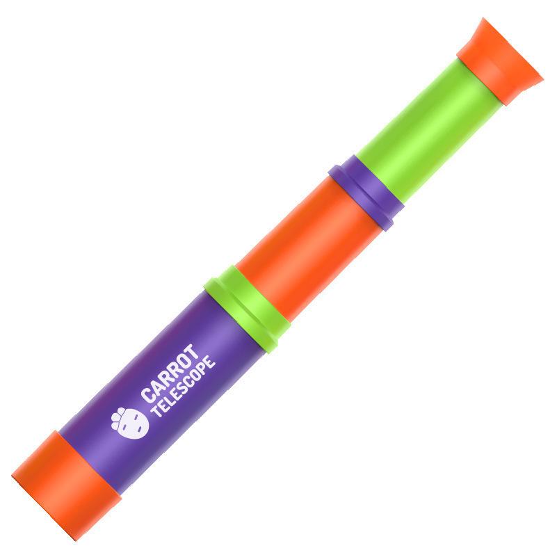 Radish Telescope for Kids - 8x Magnification, Retractable, HD, Educational Mini Toy for Boys.