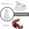 8Pcs/Set Easy to Carry Blind Hold Down Hook Easy to Install Curtain Wind Hooks  Window Blind