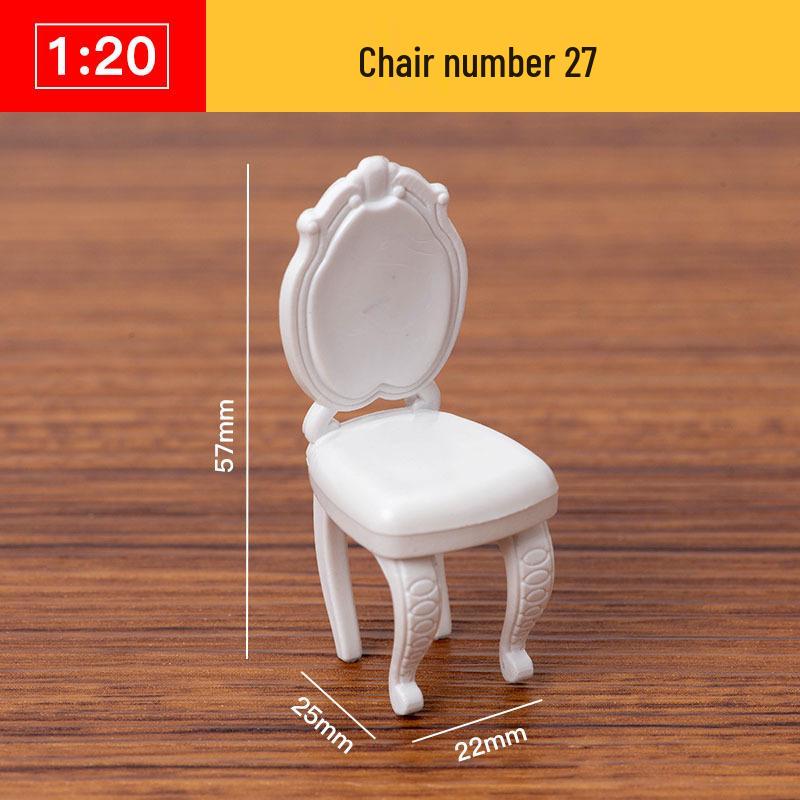 1:20 Scale 3D Miniature Architectural Model: Floor Plan Scene with ABS Furniture