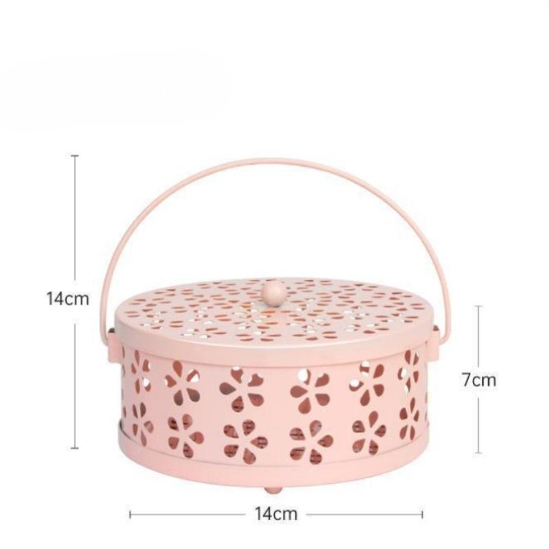 2026 Mosquito Coil Tray Holder Home Insect Repellent Anti-fire Sandalwood Incense Burner Box Anti-Mosquito Supplies