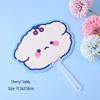 Creative Cartoon Animal Mini Folding Fan - Cute, Portable, Irregular Shape Fan for Kids and Students.