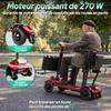TODIMART X17 4-Wheel Mobility Scooter, Long Range 30–35 Km, 20kg Foldable and Lightweight for Adults and Seniors