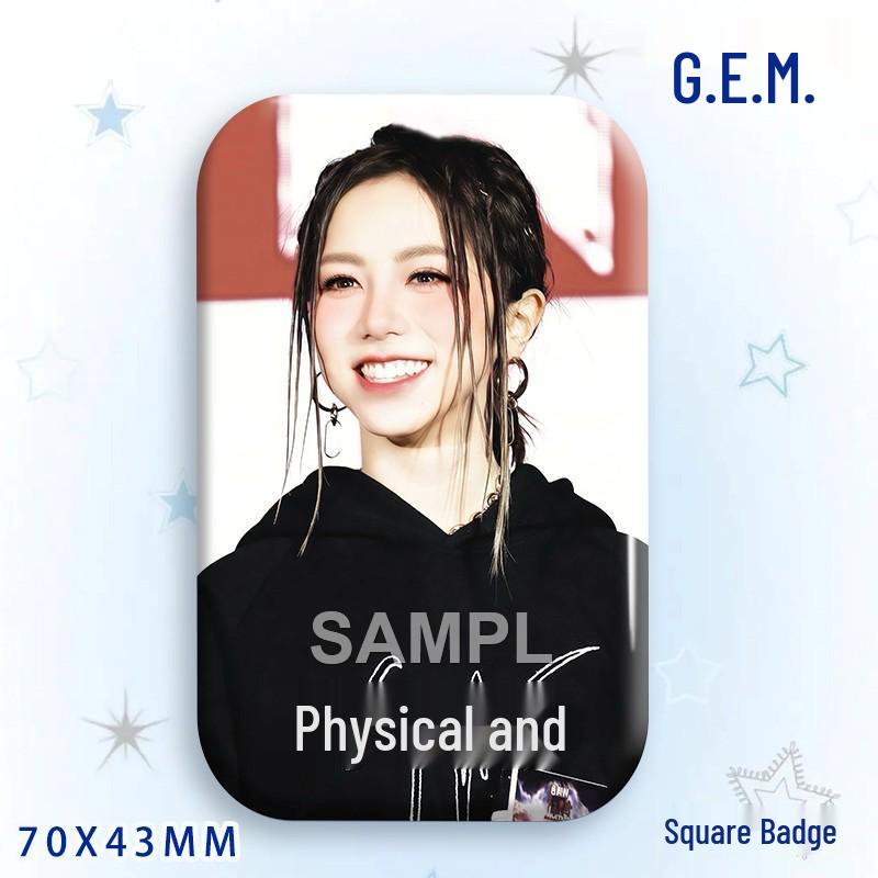 G.E.M. Concert Star Laser Acrylic Standee & Badge Set