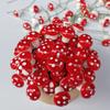 Mini Foam Mushroom with Wreath Wire - Christmas Decoration Prop