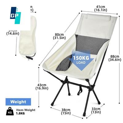 2 pçs dobrável cadeira de acampamento leve portátil ao ar livre mochila cadeira para churrascos piqueniques caminhadas