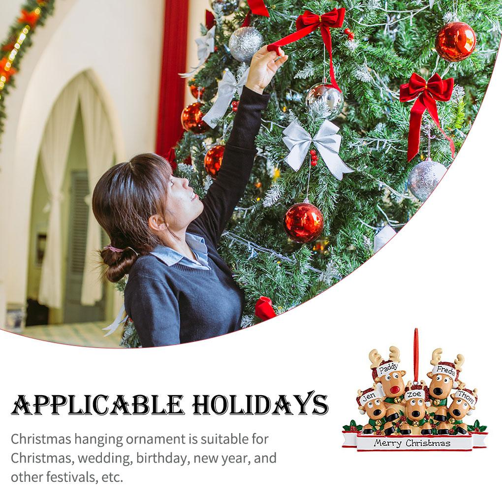 Christmas Pendant Festival Party Dining Hotel Hanging Window Door Xmas Tree Decoration Birthday Gifts for Kids Children