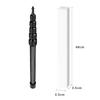 HUNYA Handheld Microphone Boom Arm, 6 Sections, Extendable Microphone Arm, Carbon Fiber Boom Pole, for Microphones, 14-inch Screw & Thread, with Foam