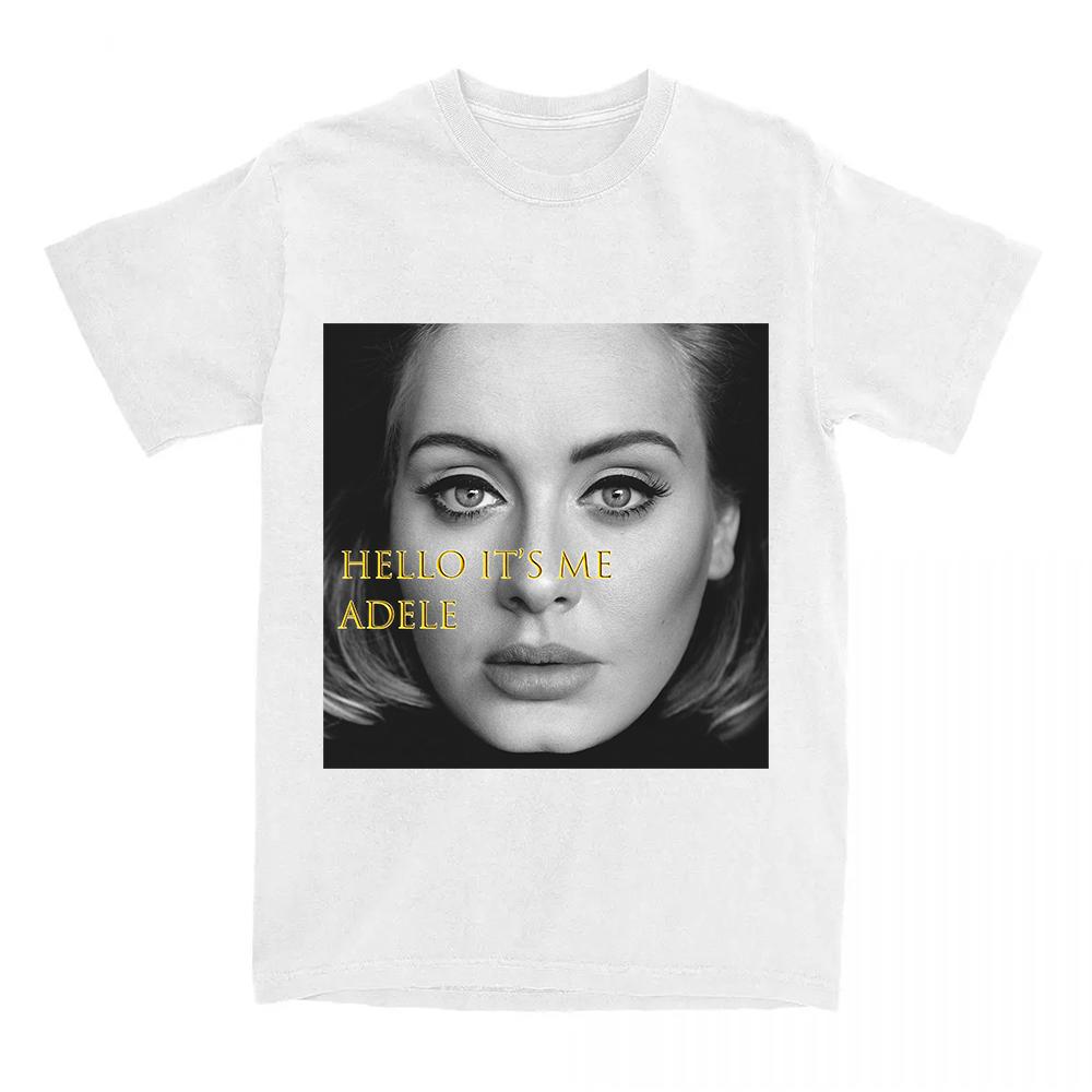 Adele Adkins T-shirts Roupas Femininas Cotton Soft Comfortable Camiseta High Quality Graphic Print Casual Women Anime T-shirt Band T-shirt summer Tops