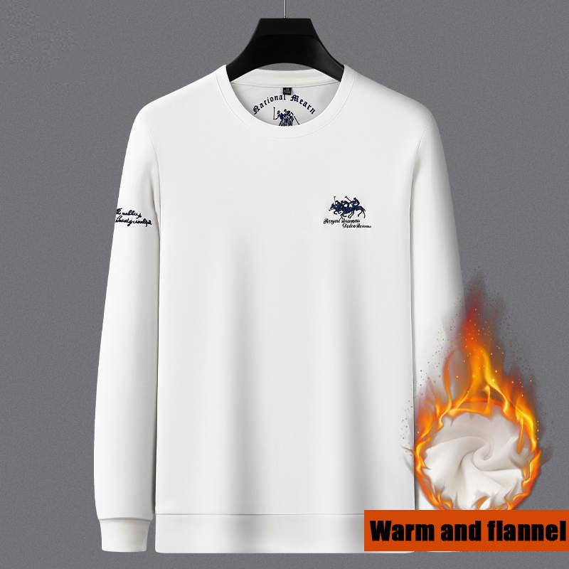 Новый универсальный повседневный деловой свитер на весну и осень для мужчин с воротником-стойкой и длинными рукавами, повседневный свитер с капюшоном из жаккардовой вязки M белый