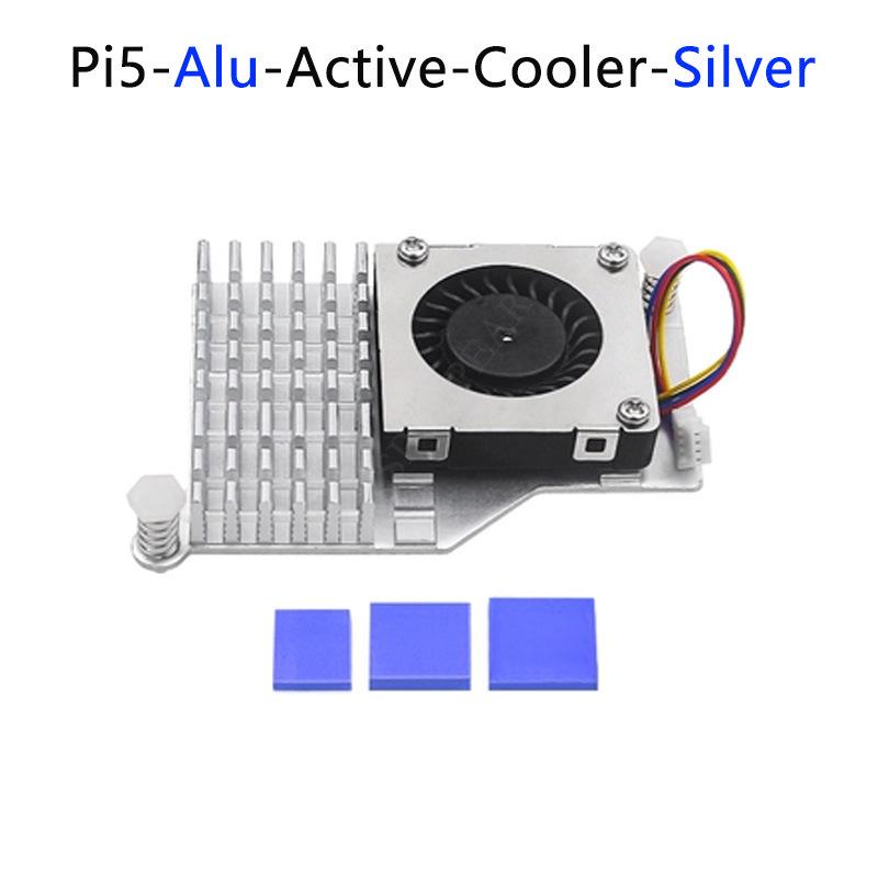 Raspberry Pi 5 Active Cooling Fan with Pure Copper/Aluminum Heat Sink