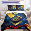 Colombia Football Printed Bedding 3 Piece Set Cozy Breathable Bed Cover Set As Housewarming Holiday Gift