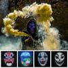 Bluetooth APP Steuerung Smart LED Gesichtsmasken Programmierbare Gesichtswechsel Leuchtmaske Party Display LED Licht Verkleidungsset