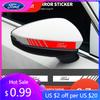 Adesivo Auto Hot Per Ford 2pz Adesivi Specchietto Retrovisore Auto Striscia Laterale Decalcomania Fai da Te Per Ford Focus Mondeo Kuga Fiesta MK7 Escort Ex