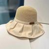 Large Brim Sun Hat, Bucket Hat, Women's Sun Hat, Face-slimming Foldable Sun Hat, Versatile Travel