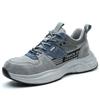 Anti-puncture Work Shoe For Man  Breathable Safety Work Sneakers With Iron Toe Indestructible Shoes Breathable Work Boots