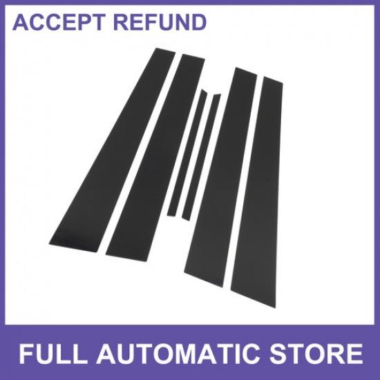 6 Pcs Door Pillar Window Trim for Lexus ES 02-06 Black