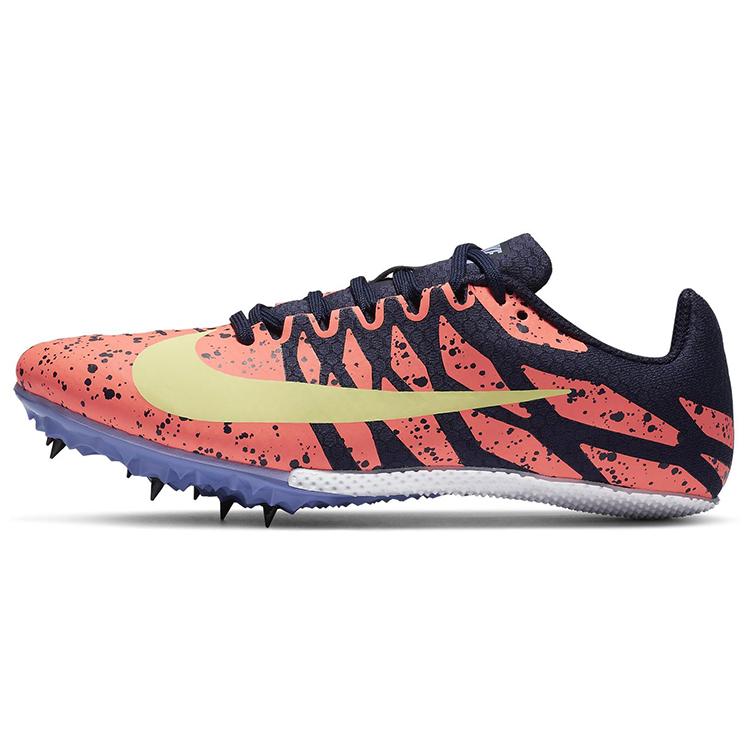 

Nike Zoom Rival S 9 Paint Splatter Bright Mango Zitron Women s 907565-801 38.5
