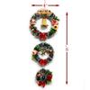 Designer Christmas Wreath/Wall Hanging/Decoration for Xmas Party/Christmas Decorations for Home/Gifts/Wreath