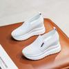 Korean Version Outer Wear Inner Height Increase 10CM Single Shoes Summer Versatile Hollow Breathable Casual Platform Shoes Lazy One Pedal Women'
