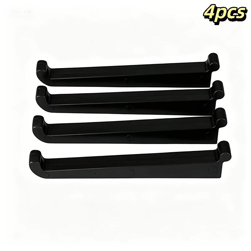 2/4Pcs RV Awning Track Hooks No Drill Durable RV Rail Hangers for Outdoor Camping Picnic Travel Hanging Clothes Lights Decor