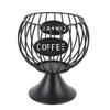 Weighted Base Coffee Pod Basket Iron Construction Coffee Pod Organizer  For Home Desktop