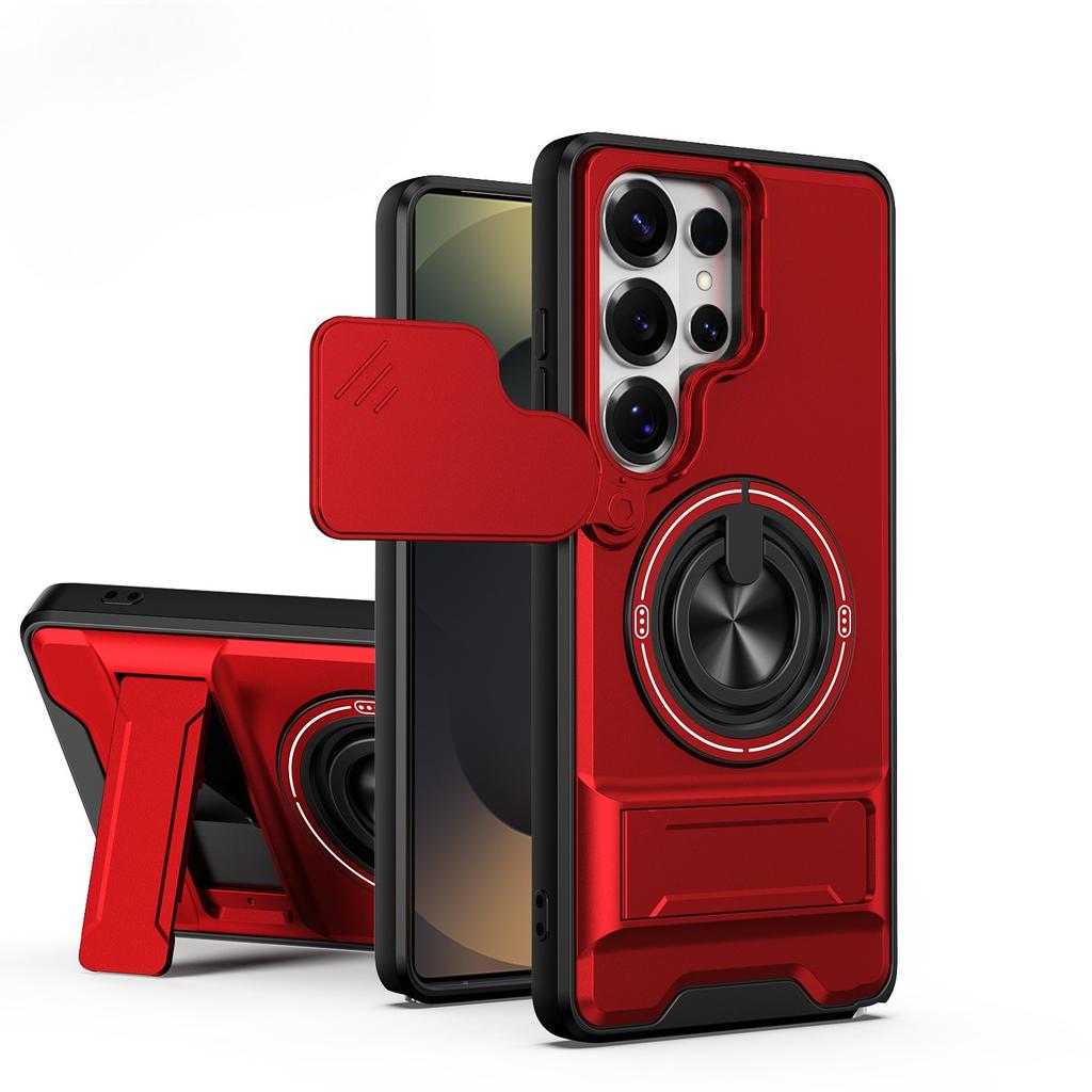 Case for Samsung Galaxy S24 Plus ,Slide Camera Cover and Magnetic Ring