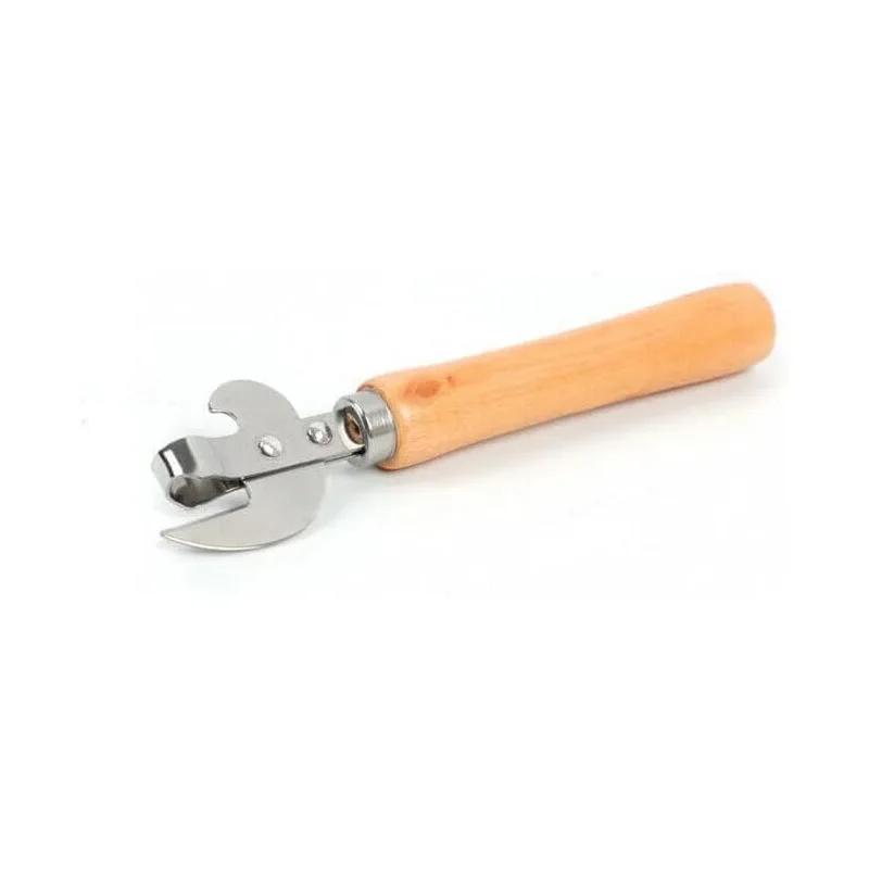 

Multifunctional Stainless Steel Wooden Handle Can Opener, Suitable for Cans Screwdrivers Evaporated Milk Iron Cans Beer Bottles