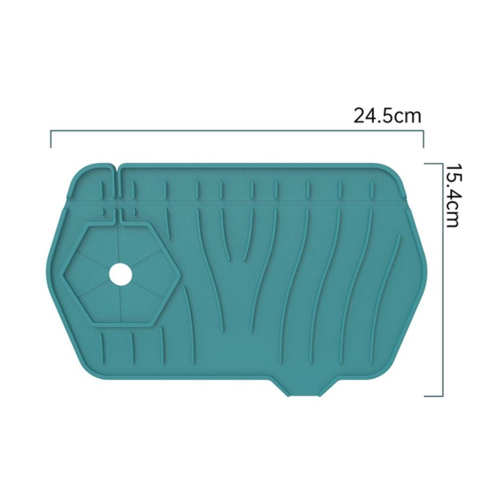 Small Floor Space Easy to Store Bathroom Absorb Water Drying Pad Faucet Mat Drain Pad Sink Mat