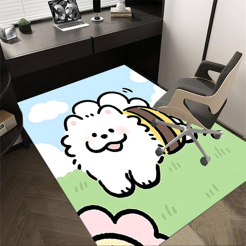 

1PC dog bee Extra Large Non-Slip Floor carpet, Office, family, bedroom, Studio - Large Area Rug Indoor Rugs, Vibrant Colors-A304 60cm by 90cm