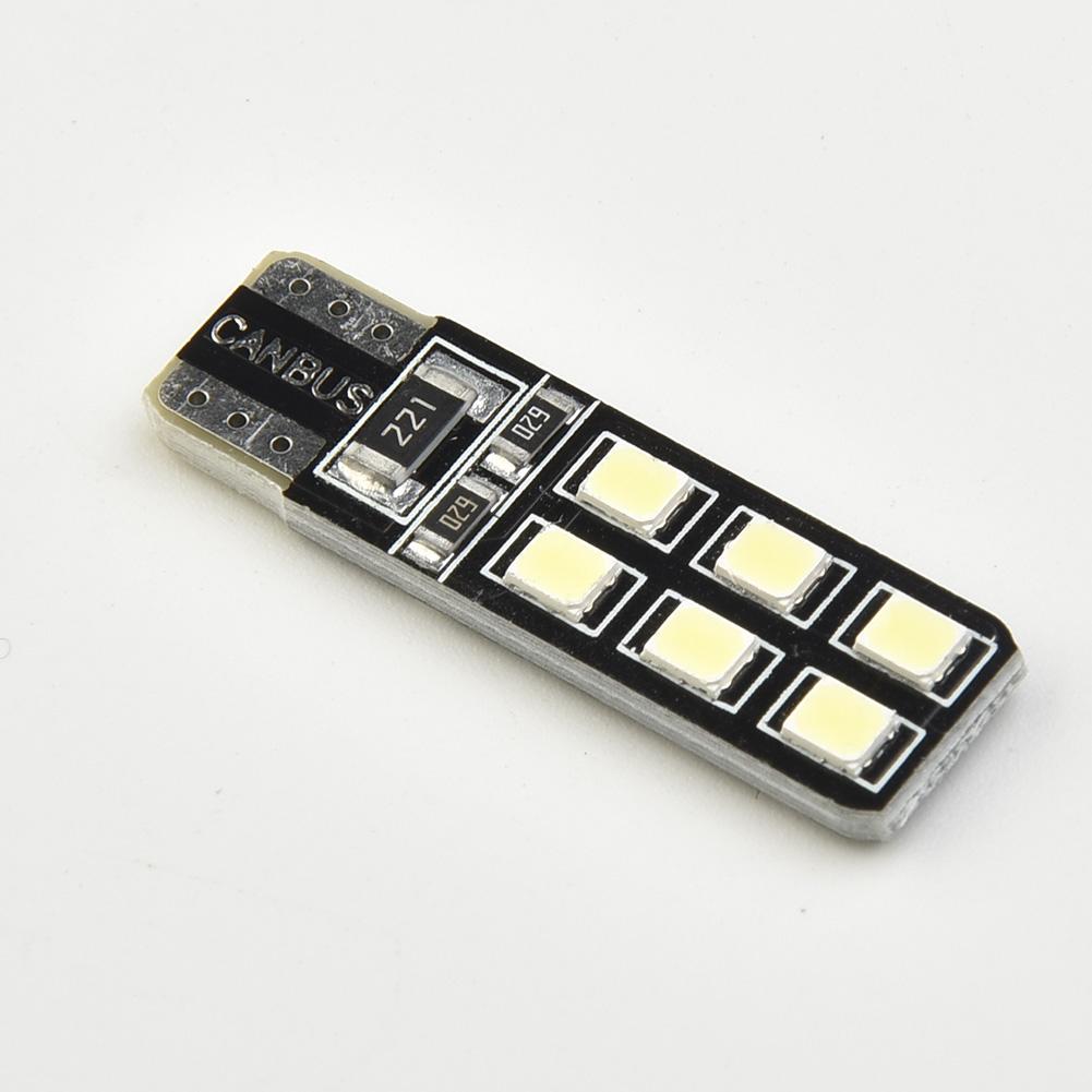 Car LED Lights Auto 4Pcs 6000K White Error Free Eyebrow DC12V Lamp Bulbs