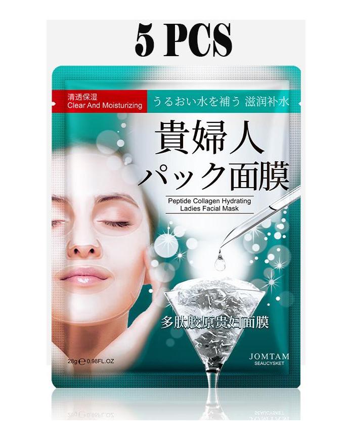 Masque facial au collagène polypeptidique, hydratant et rétrécissant les Pores, produits de soins Anti-rides et Anti-âge pour la peau