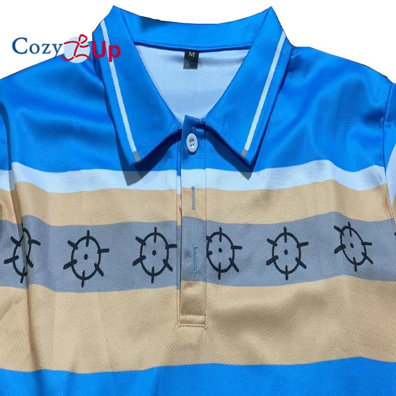 Cozy Up Mens Knitted Polo Shirts Short Sleeve Textured Pullover Golf Polo T Shirts