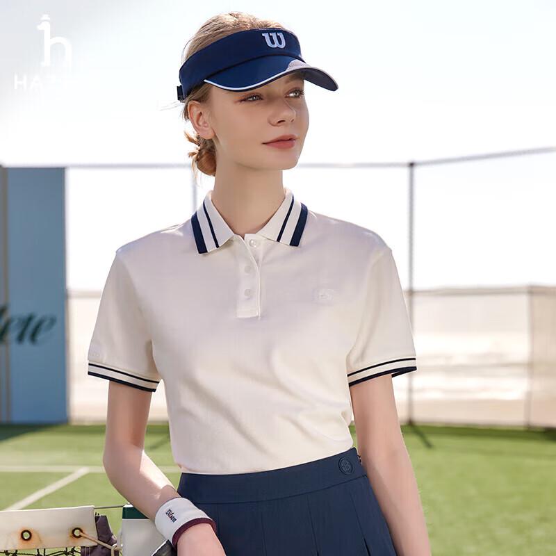 HAZZYS Women's Summer 2025 PHIZ Colorblock Polo Shirt