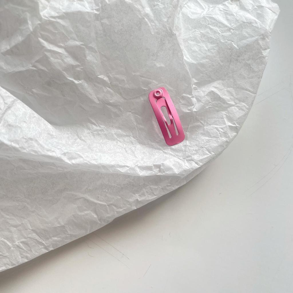 2cm Colorful Mini Square Snap Hair Clip for Babies and Pets