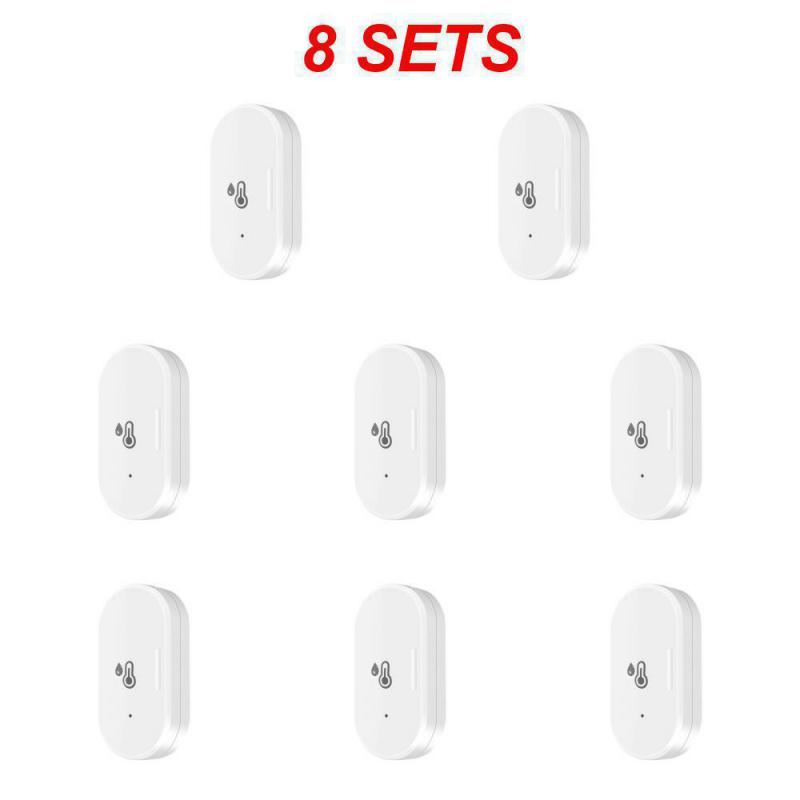 Tuya ZigBee Smart Temperature Sensor and Humidity Sensor with Battery Indoor Thermometer Monitor Work With Alexa Google Home