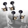 4x 1:18 Ukulele Stimmwirbel Instrumentenzubehör Ersetzt 2R2L Mechaniken