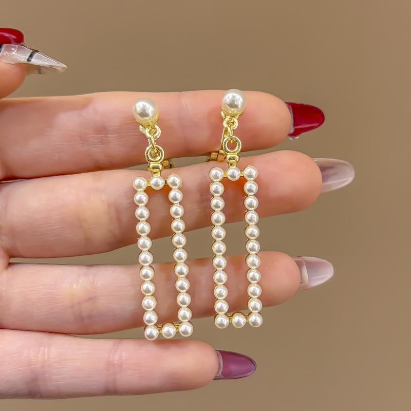 Boucles d'oreilles de luxe rétro français café ambré - Puces élégantes pour femmes avec design de niche