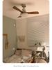French Mid-Century Solid Wood Smart Ceiling Fan for Home & Restaurant