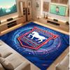 Tappeto in Velluto di Cristallo con Stampa Calcio Ipswich Town, Tappeto da Pavimento Interno Comodo Assorbente d'Acqua Antiscivolo