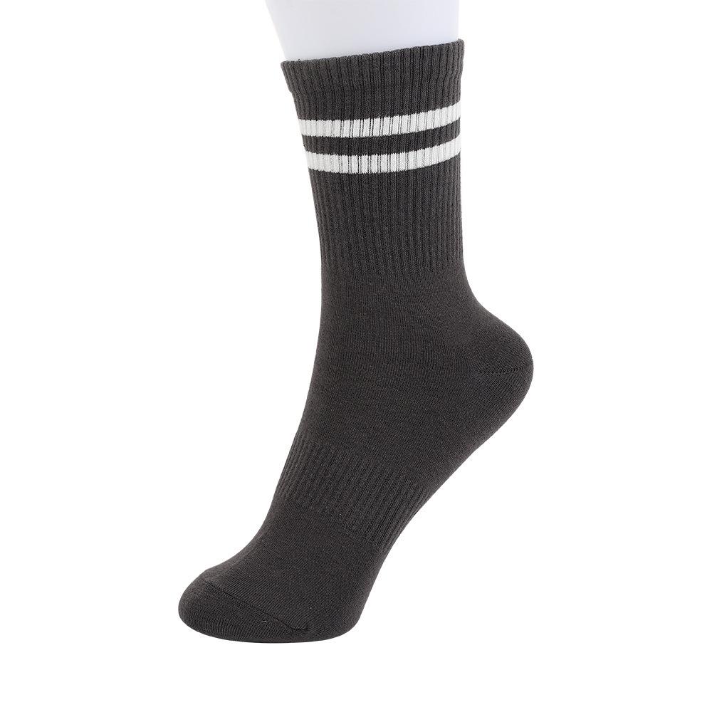 Calcetines Largos a Media Pantorrilla para Mujer - Antideslizantes Estilo Universitario para Primavera y Otoño