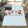 Bluey Friends Adventure Floor Mat Suitable for Kitchen Decorate room Foyer Living Rooms Antislip Carpet Anime Office Decor Best for Christmas
