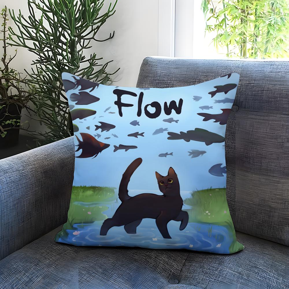 POPULAR F-FFflowwws Cushion Cover Comfortable Reversible Pillow Cover Ideal for Car Sofa Bedroom & Beyond