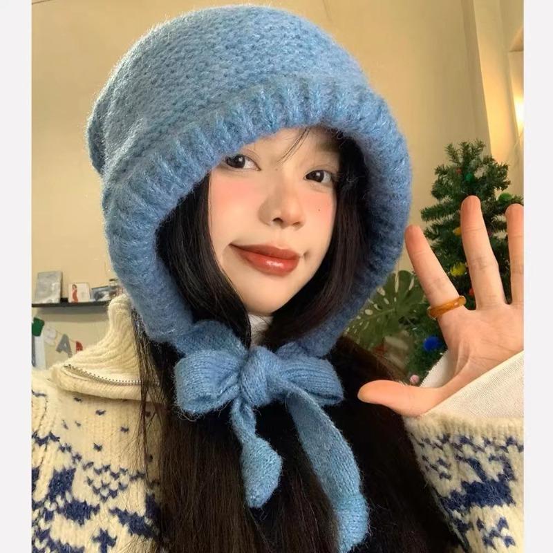 Winter Plush Fisherman's Hat, Children's Japanese Mongolian Hat, Ear Protector, Bald Head Hat, Warm and Plush Thickened Cute Pile Hat