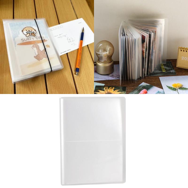 Pp Frosted Cover Transparent Insert Type 7 Inch Photo Album Collection Postcard