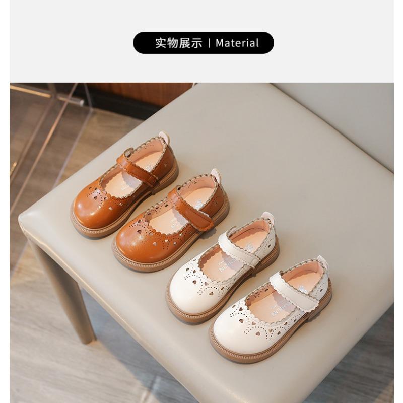 Kids Girls Princess Style Casual Leather Low Top Spring Autumn Shoes
