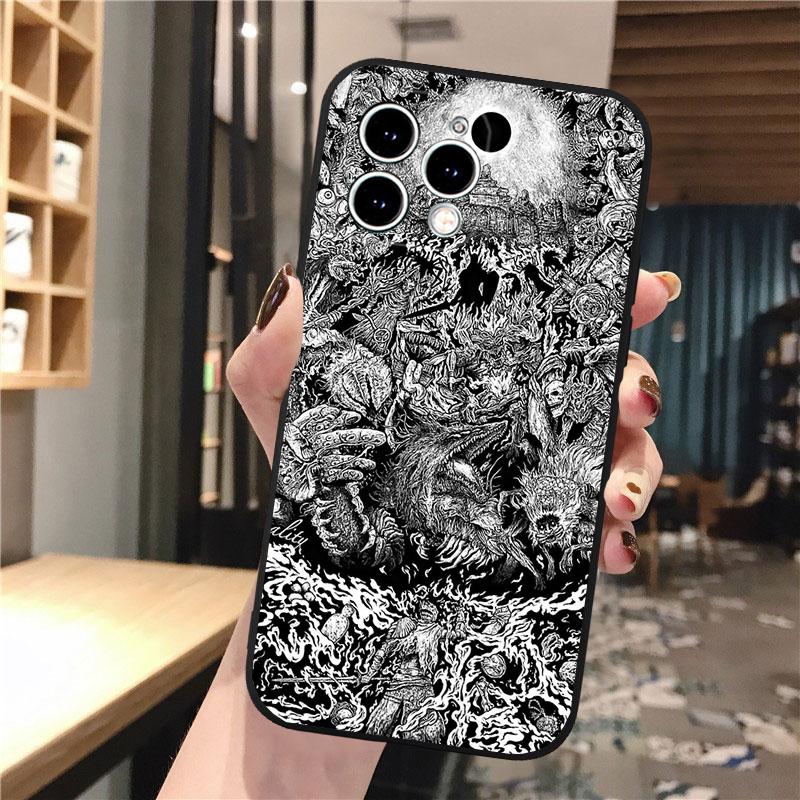 Berserk Guts Phone Case For Iphone 17 Pro Max Air 16 15 14 13 Pro Max 15 16 Pro 15Plus