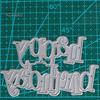 Happy Birthday Letter Metal Cutting Dies DIY Scrapbook Paper Cards Album Stencil