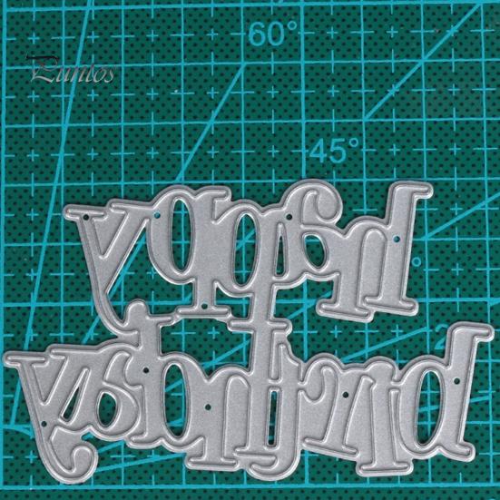 Happy Birthday Letter Metal Cutting Dies DIY Scrapbook Paper Cards Album Stencil