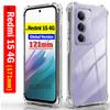 Funda Transparente para Redmi 15 4G 171mm Global Ultra Fina HD Transparente Suave Resistente a Golpes Tapa